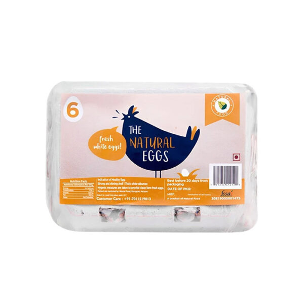 Huevos blancos frescos